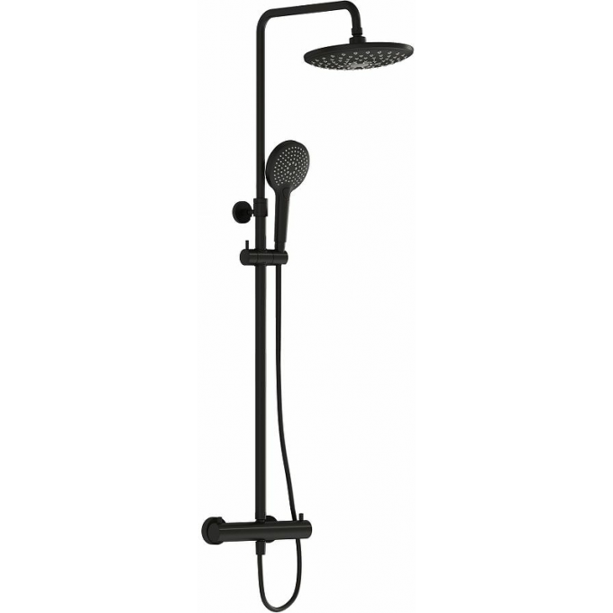 Душевая колонна VITRA AQUAHEAT BLISS 240 2F матовый черный A4720536 Душевая колонна VITRA AQUAHEAT BLISS 240 2F матовый черный A4720536