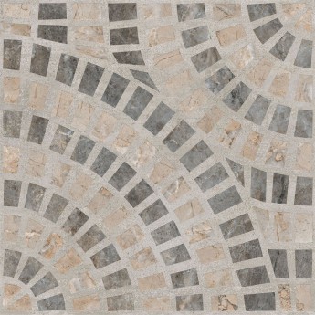 Керамогранит VITRA MARBLE/BETON-X R9 Ректификат Декор Круговой Темный Лаппато 60x60 Керамогранит VITRA MARBLE/BETON-X R9 Ректификат Декор Круговой Темный Лаппато 60x60