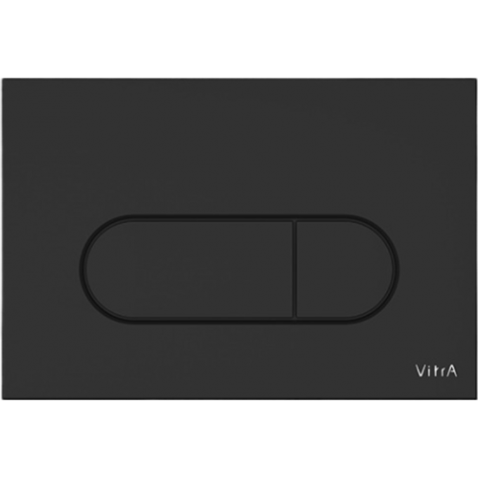 Панель смыва VITRA ROOT ROUND матовый черный 740-2211