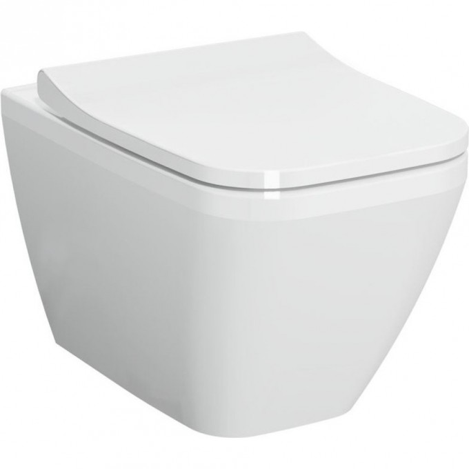 Подвесной безободковый унитаз VITRA INTEGRA SQUARE 7082B003-0075