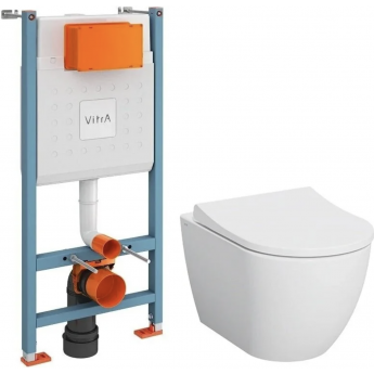 Унитаз c инсталляцией VITRA MIA ROUND 9873B003-7205